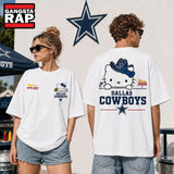 Dallas Cowboys NFL Kitty Burger Game Day Unisex 3D Shirt, Football New Design Shirt