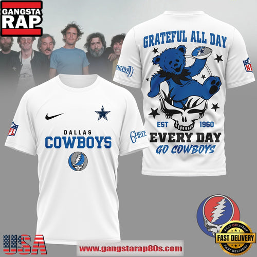 Dallas Cowboys NFL x Grateful Dead All Day Vintage T-Shirt