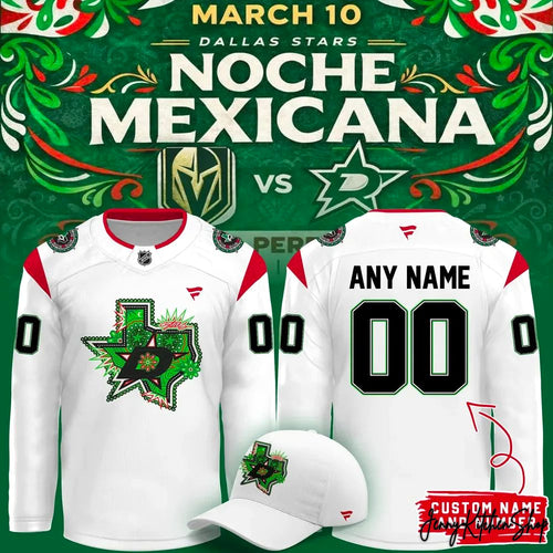 Dallas Stars Noche Mexicana 2026 Hockey Jersey