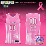 Dallas Wings 2026 WNBA Breast Health Awareness Night Limited Edition Basketball Jersey