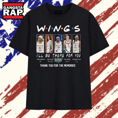 Dallas Wings Friends Inspired Thank You For The Memories 2026 T Shirt