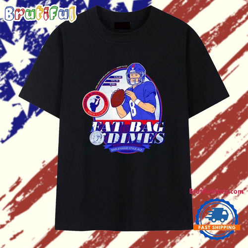 Daniel Jones New York Giants Football Fat Bag Dimes T Shirt
