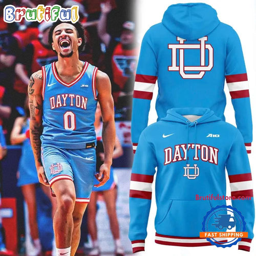 Dayton Flyers Basketball Chapel Blue Uniform 2026 Limited Edition Hoodie