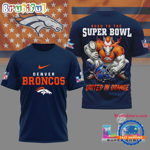 Denver Broncos 2026 NFL Road To Super Bowl Special New 3D Shirt