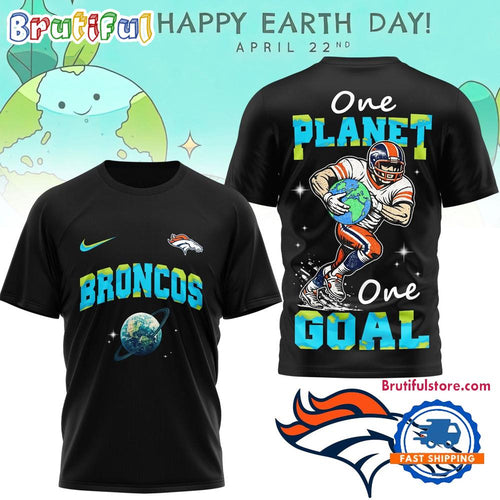 Denver Broncos 2026 NFL x Earth Day Limited Edition 3D T Shirt