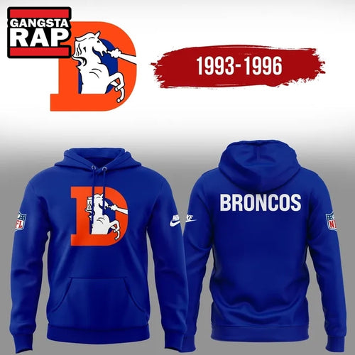 Denver Broncos Throwback 1993 Limited Edition Hoodie Shirt Hoodie T-Shirt