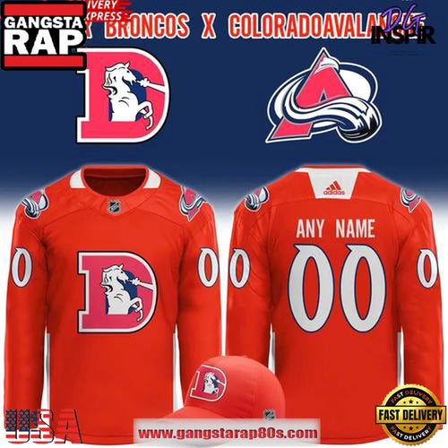 Denver Broncos x Colorado Avalanche Custom Limited Edition Hockey Jersey