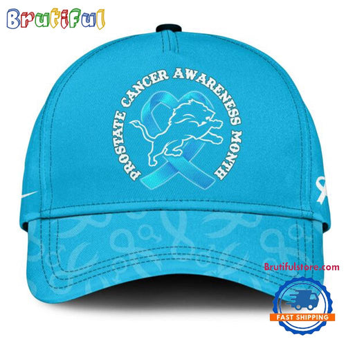 Detroit Lions 2025 NFL Prostate Cancer Awareness Baseball Cap