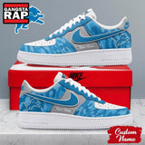 Detroit Lions NFL End Zone Energy Custom Air Force 1 Shoes Sneaker