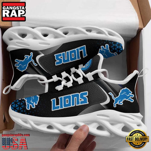 NFL Detroit Lions Max Soul Shoes Running Sneakers New Designer