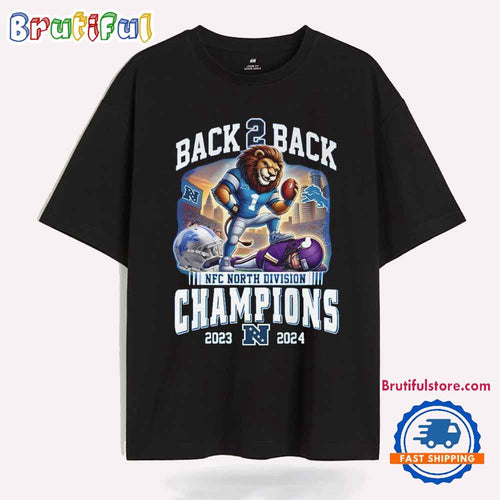 Detroit Lions NFL North Division Champions 2024 T Shirt