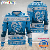 Detroit Lions Real Women Love Football Ugly Christmas Sweater