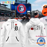Detroit Tigers 2025 Memorial Day Lest We Forget Hoodie Shirt
