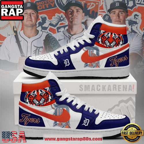 Detroit Tigers MLB Trending Sneakers Air Jordan 1 High Top Shoes
