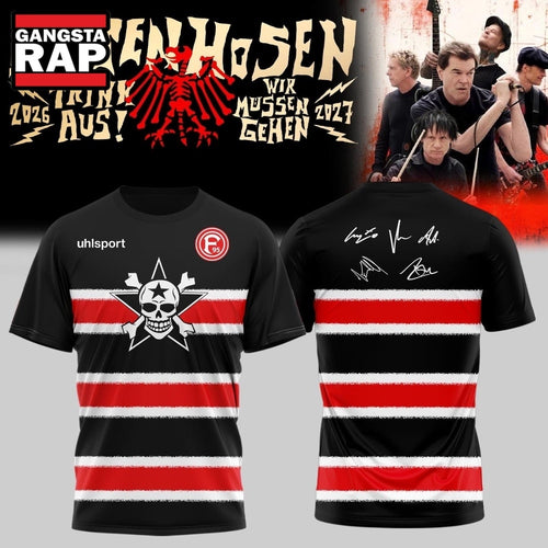 Die Toten Hosen Trink Aus Wir Müssen Gehen Tour 2026 27 New Design T Shirt , Music Trending 3D Shirt