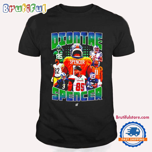 Diontae Spence New York Jets Player Collage 2025 T Shirt