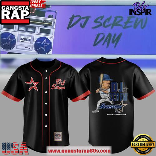 DJ Screw Day Houston Special Baseball Jersey Shirt