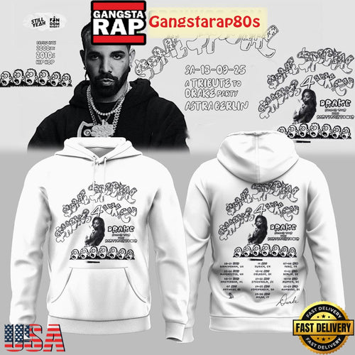 Drake Some Special Show 4U New Tour White New Design Hoodie