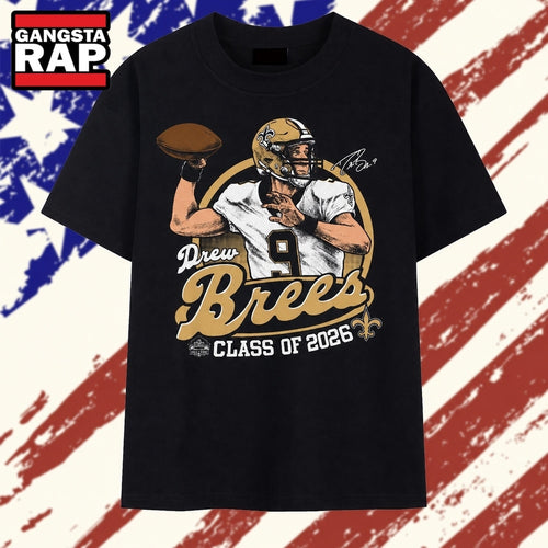 Drew Brees Saints Class of 2026 Homage T Shirt , Vintage Trending Shirt