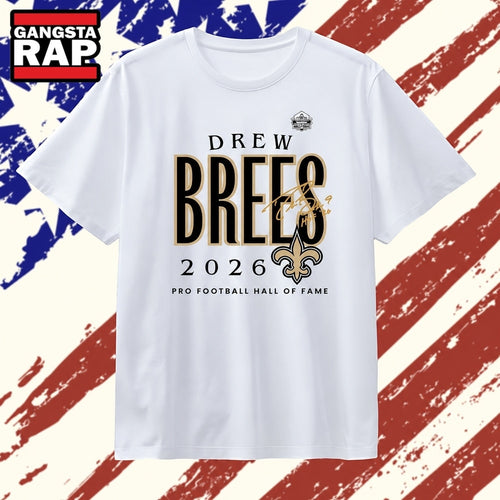 Drew Brees Saints Class of 2026 T Shirt , Vintage Trending Shirt