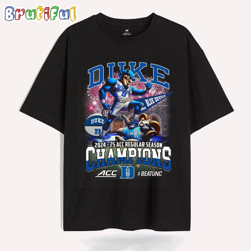 Duke Blue Devils Men’s Basketball 2024-25 ACC Regular Season Champions T Shirt