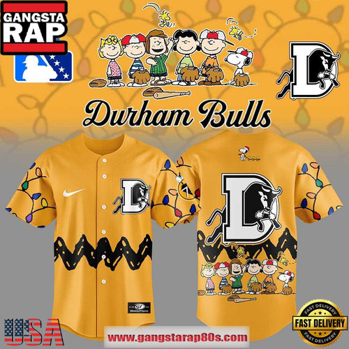 Durham Bulls x Peanuts Limited Edition Baseball Jersey Shirt