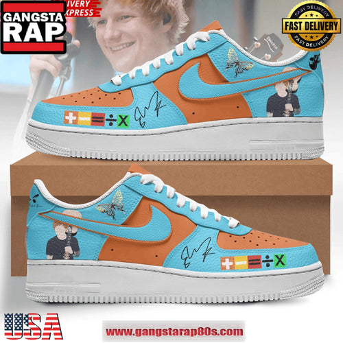 Ed Sheeran Tour Signature New Design Air Force 1 Sneakers Shoes