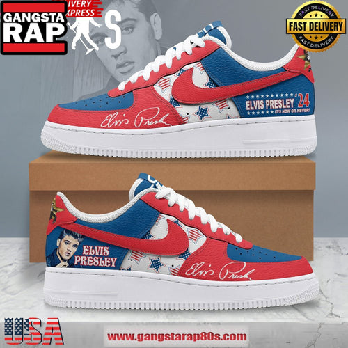 Elvis Presley For President New Design Air Force 1 Sneakers Shoes