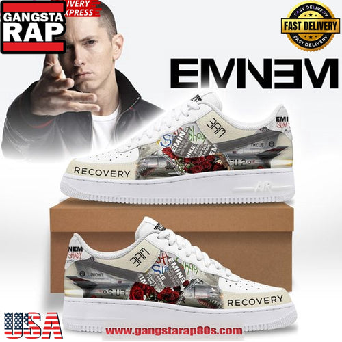 Eminem Recovery Limited Edition Air Force 1 Sneakers Shoes