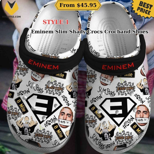 Eminem Slim Shady Crocs Crocband Shoes