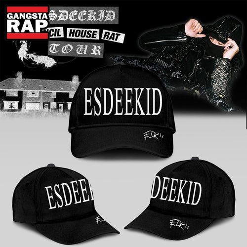 EsDeeKid Council House Rat Tour 2026 Classic Cap , Trendy Music Baseball Cap
