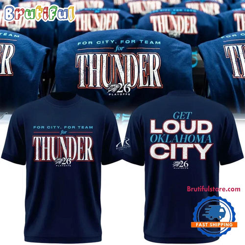 Exclusive 2026 Oklahoma City Thunder Playoffs Round 2 Game 2 Limited Edition 3D Shirt