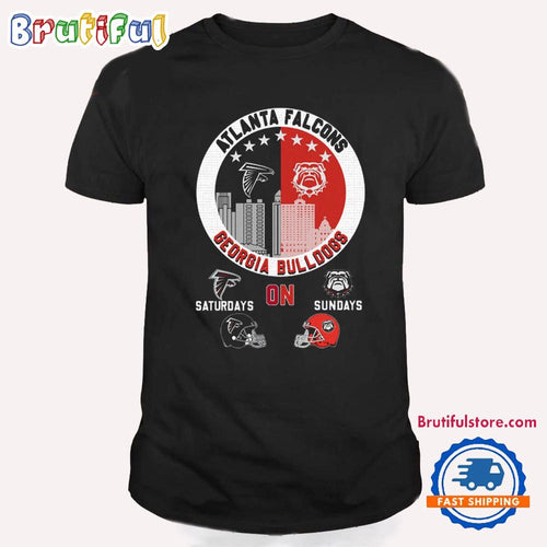 Falcons And Bulldogs On Saturdays Sundays 2024 T Shirt