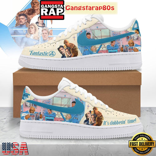 Fantastic 4 It’s Dobberin Time Special Edition Air Force 1 Shoes Running Sneakers