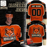 Fayetteville Marksmen 2025-26 Alternate Custom Jerseys