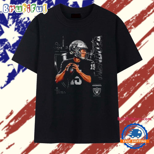 Fernando Mendoza Las Vegas Raiders Football Player Vintage Style Fan Apparel Men T Shirt