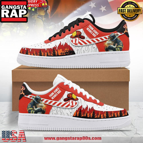 Firefighter Limited Edition Air Force 1 Sneakers Shoes