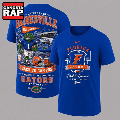Florida Gators 2026 NCAA Back To Campus 3D Shirt