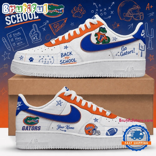 Florida Gators 2026 NCAA Football Back To School Air Force 1 Shoes Sneakers