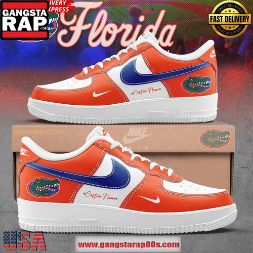Florida Gators Baseball Limited Edition Custom Air Force 1 Sneakers Shoes