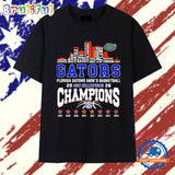 Florida Gators Men’s Basketball 2026 SEC Champions 8 Time city skyline T Shirt