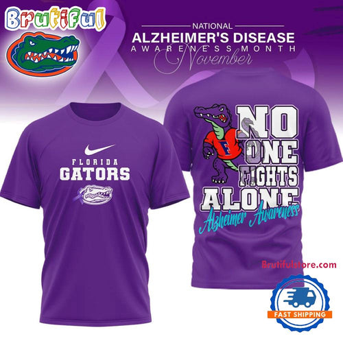Florida Gators NCAA Alzheimer Awareness November Unisex 3D Shirt