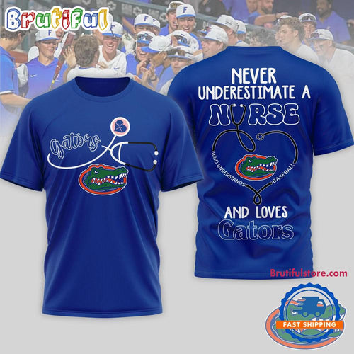 Florida Gators NCAA Game Day Nurse Limited 3D T Shirt