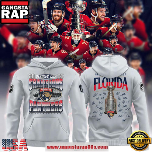 Florida Panthers 2025 Stanley Cup Champions Special Edition All Over Print Hoodie