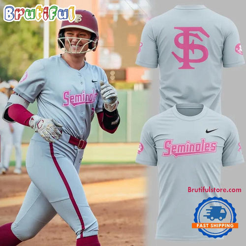 Florida State Seminoles Softball 2026 Paint it Pink T Shirt