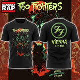 Foo Fighters Take Cover Tour 2026 Black 3D Shirt , Music Trending 3D Shirt