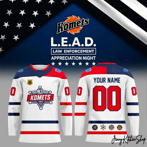 Fort Wayne Komets Law Enforcement 2026 Night Hockey Jersey