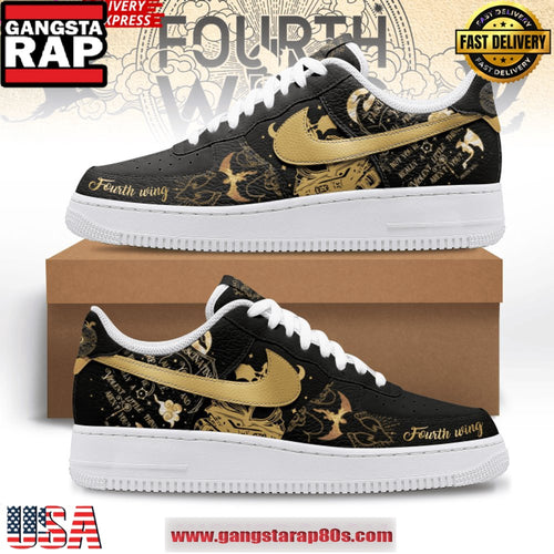 Fourth Wing Dragon Limited Edition Air Force 1 Sneakers Shoes
