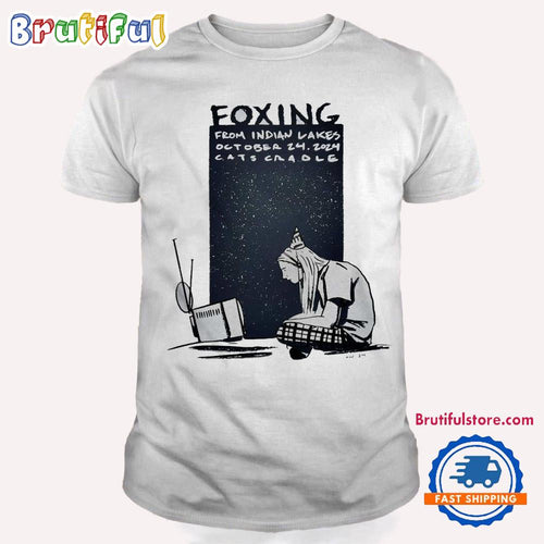 Foxing Cat’s Cradle Carrboro NC Oct 24 2024 Tour T Shirt