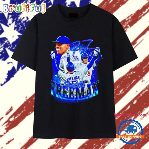 Freddie Freeman Los Angeles Dodgers First Baseman Signature Graphic T Shirt